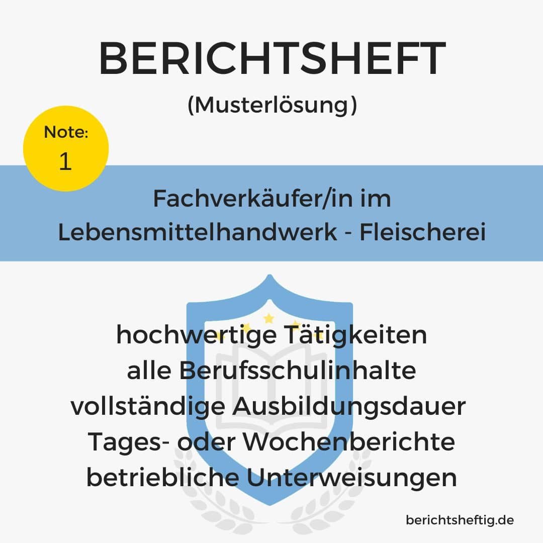 Fachverkäufer/in im Lebensmittelhandwerk - Fleischerei