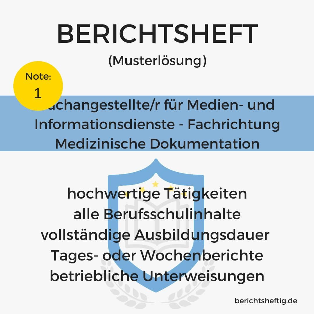 Fachangestellte/r für Medien- und Informationsdienste - Fachrichtung Medizinische Dokumentation