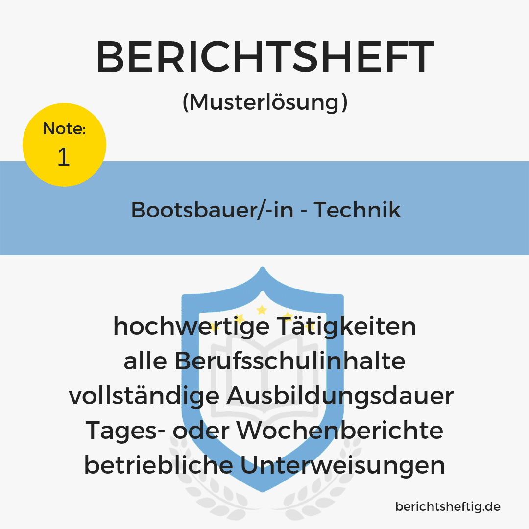 Bootsbauer/-in – Technik