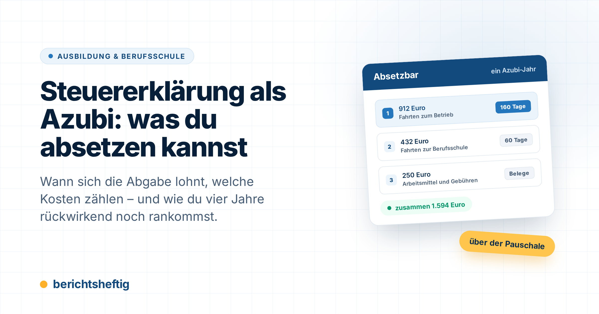 cover-steuererklaerung-azubi Steuererklärung als Azubi – absetzbare Posten eines Ausbildungsjahres