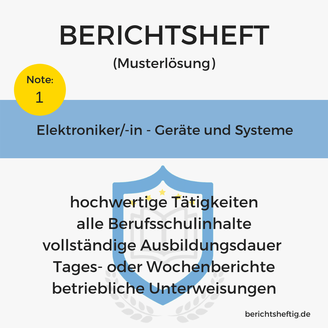 Elektroniker/-in – Geräte und Systeme