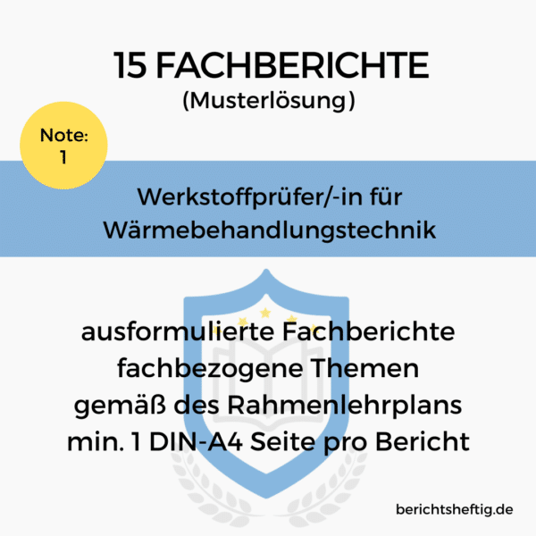 fachberichte werkstoffpruefer waermebahndlungstechnik