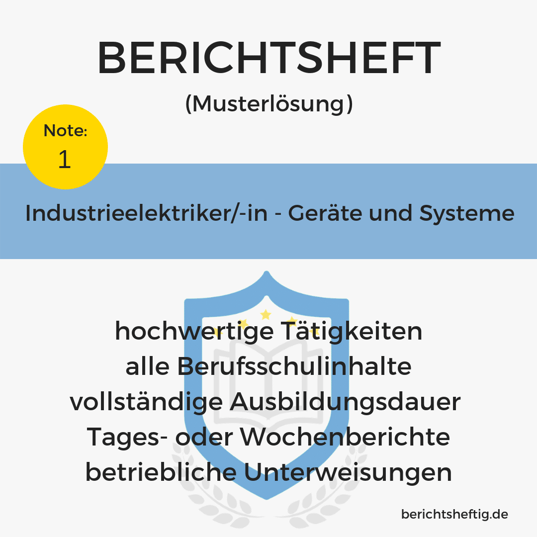 Industrieelektriker/-in – Geräte und Systeme